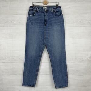 Abercrombie & Fitch Curve Love Jeans 33 / 16L Tall Ultra High Rise 90s Straight